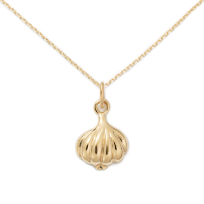 Garlic Necklace, Sterling Silver - DelicaciesDelicacies