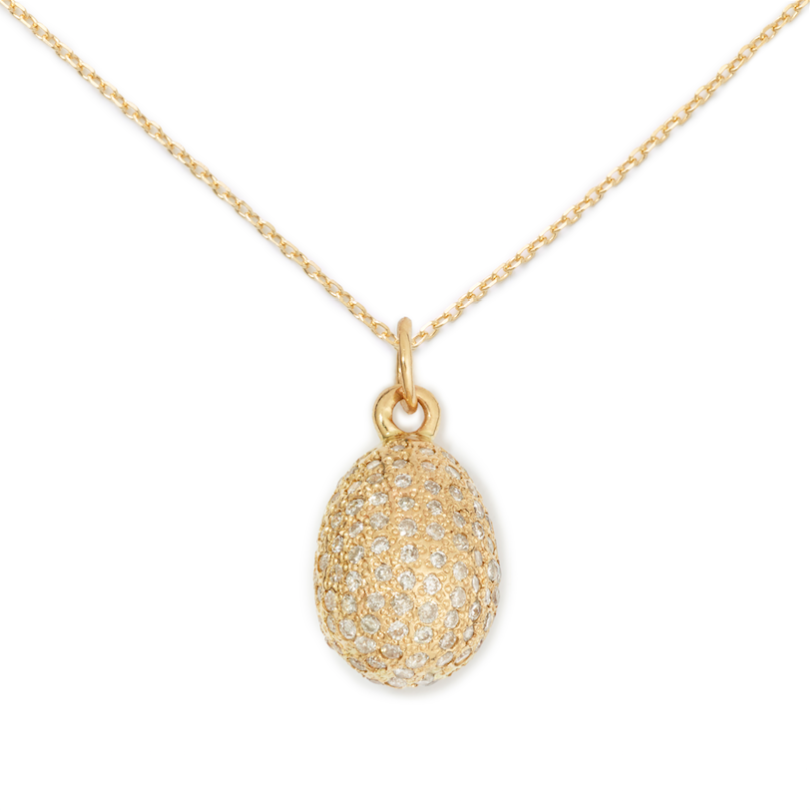 diamond egg pendant