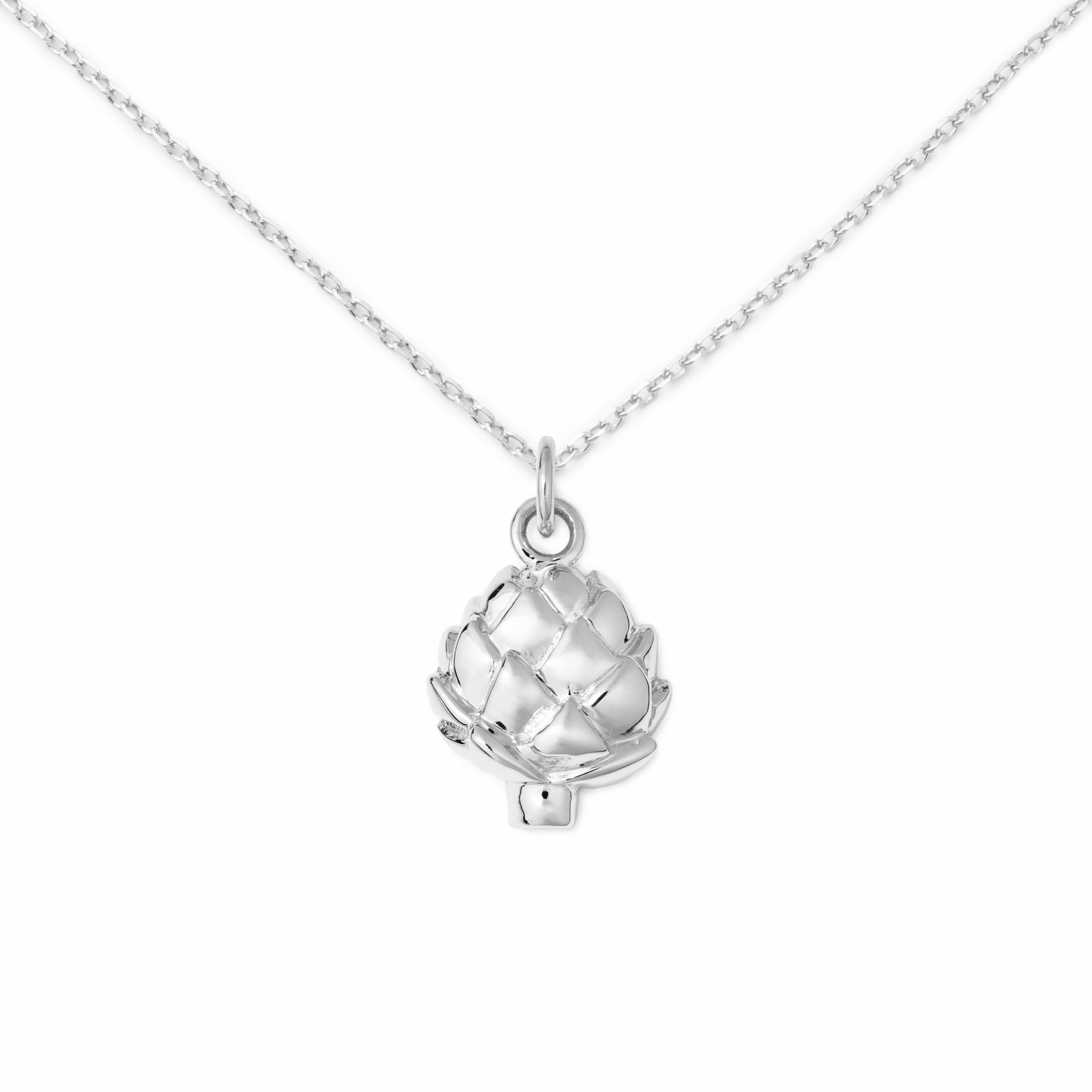 Artichoke Necklace, Sterling Silver DelicaciesDelicacies