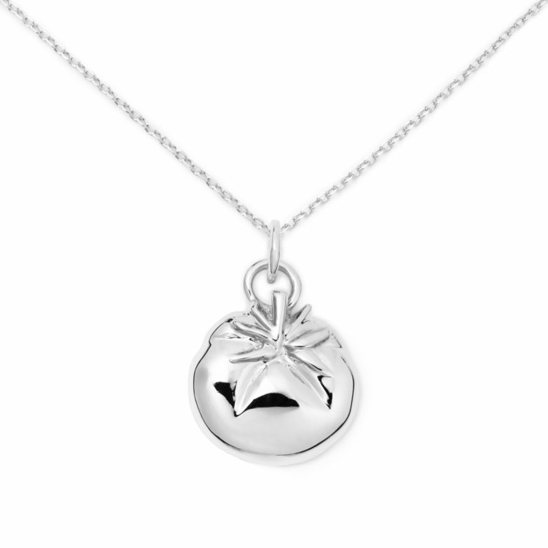 Tomato Necklace, Sterling Silver