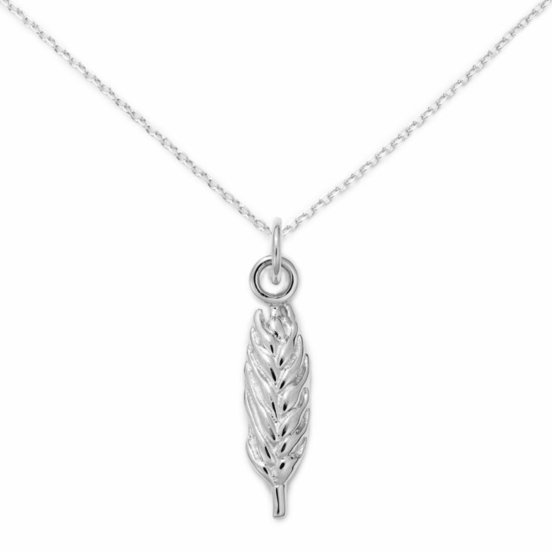 Wheat Necklace, Sterling Silver