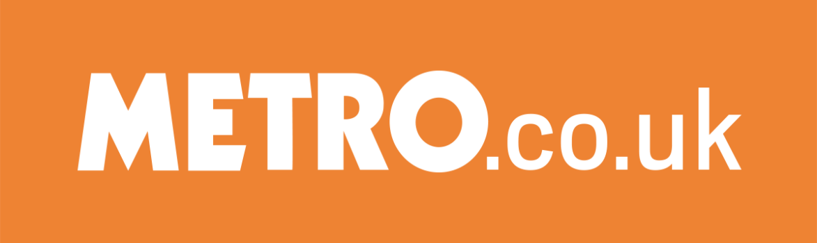Spotted: Metro UK metro.co.uk-white-on-orange