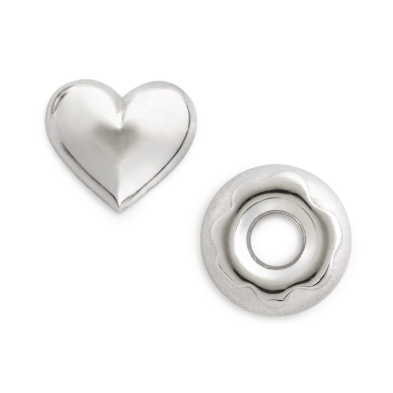 I Love Glaze Earring Set (mismatched pair), Sterling Silver