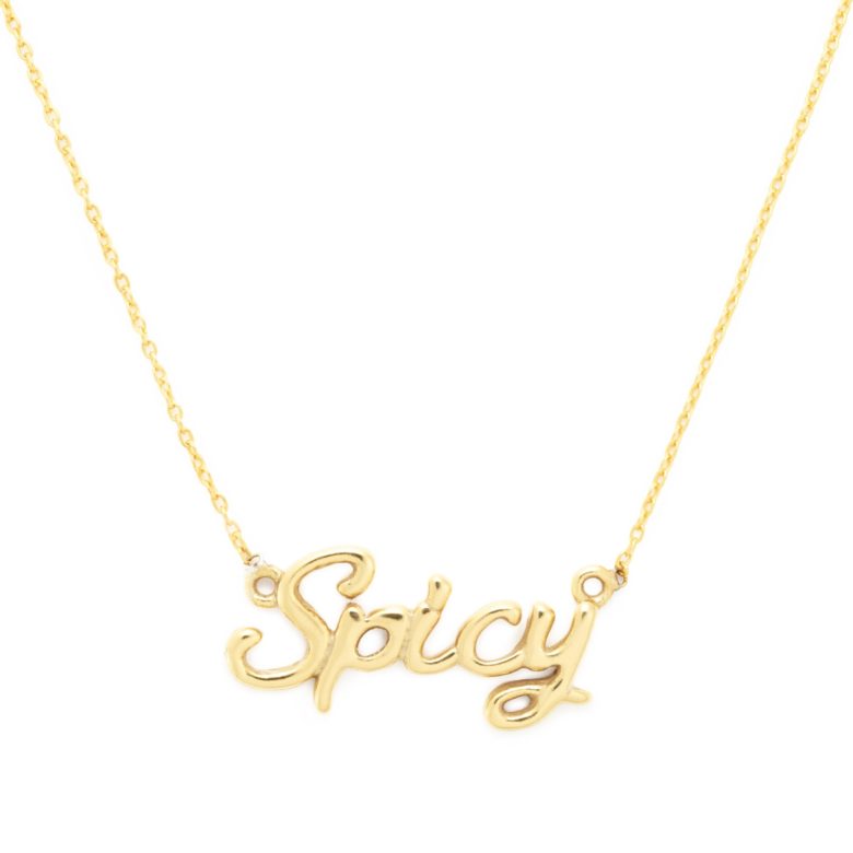 Spicy Necklace, Yellow Gold Plated