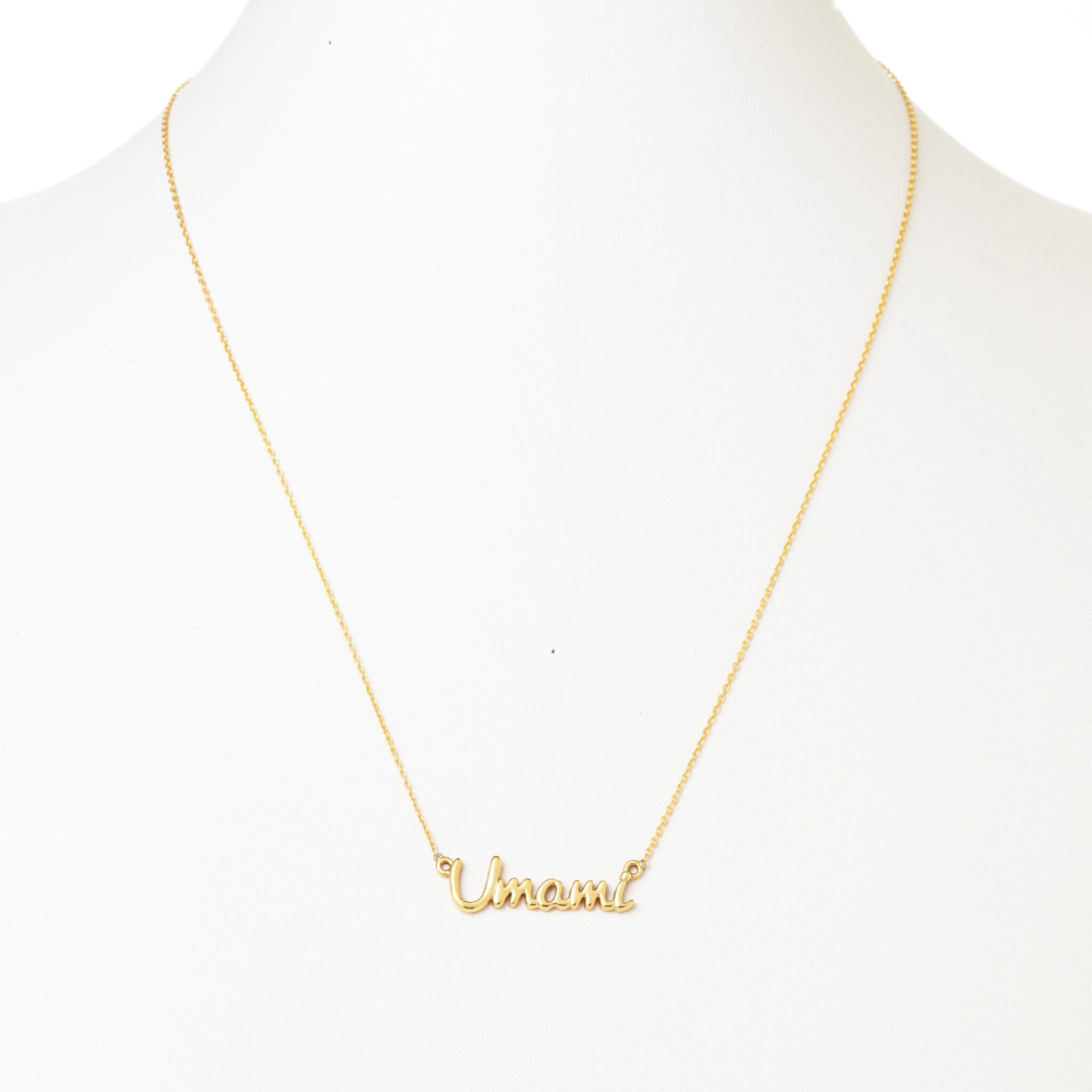 Umami Necklace, Yellow Gold Plated - Delicacies