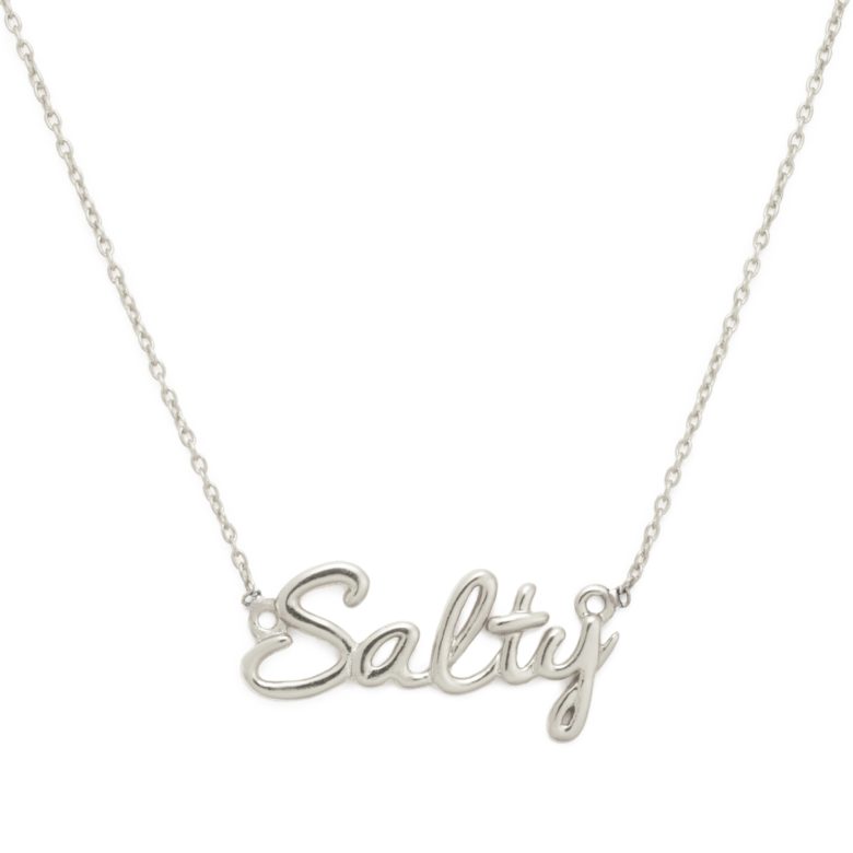 Salty Necklace, Sterling Silver