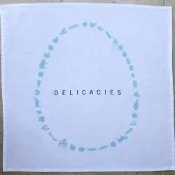 Dish Towel, Egg Design