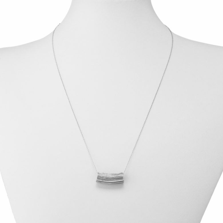 Rigatoni Necklace, Sterling Silver - Delicacies