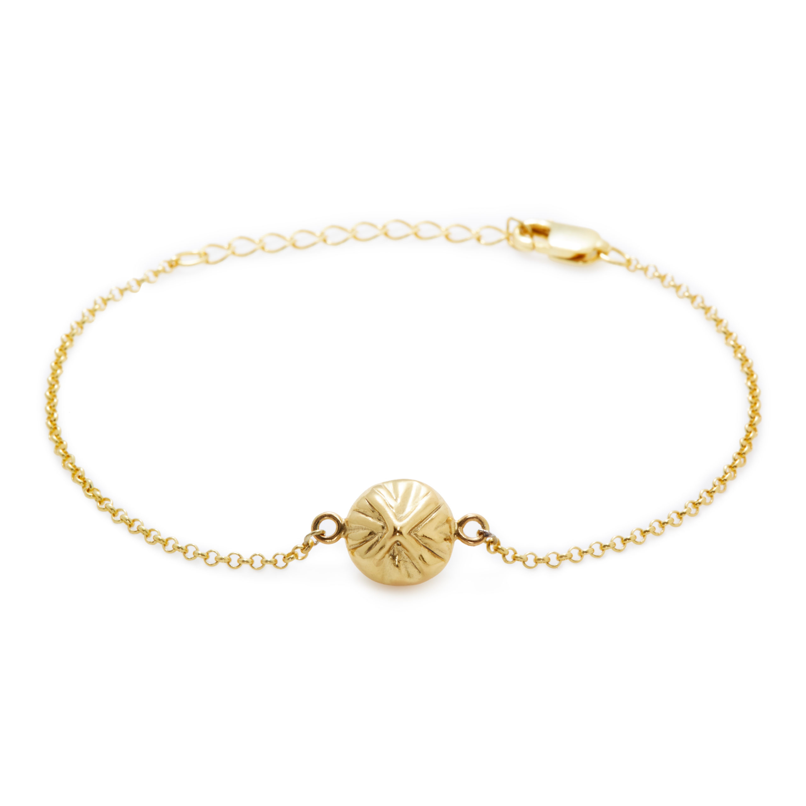 momo　ブレスレット Momo Bracelet, Yellow Gold Plated - Delicacies
