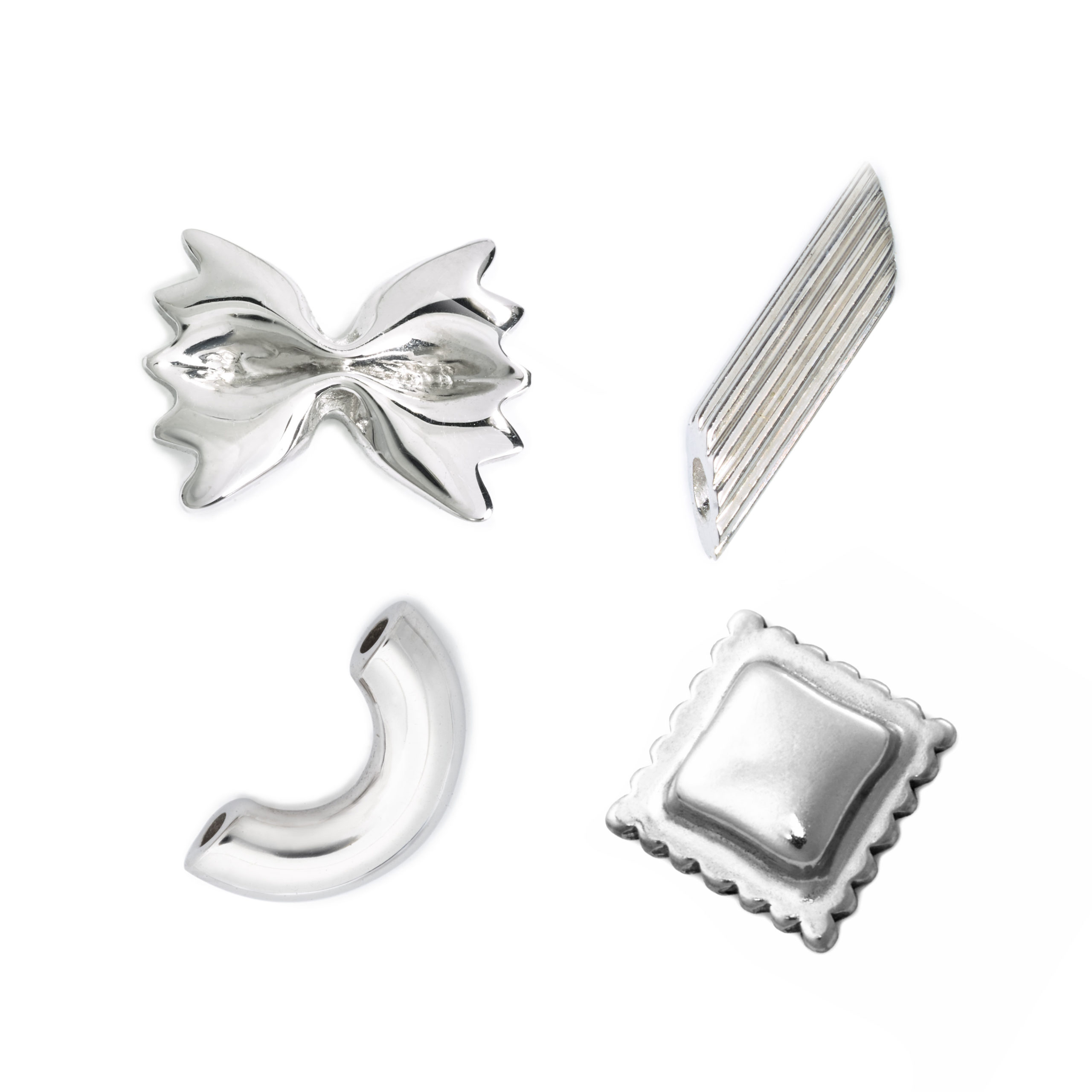 Sterling Silver Earring Set In Platinum Finish – Karizma Jewels