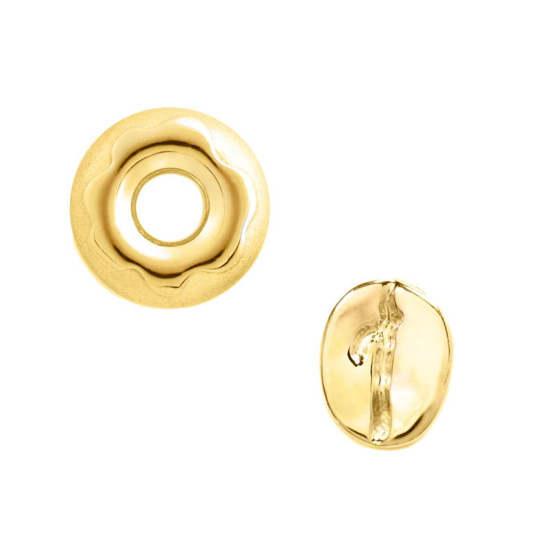 Breakfast of Champions Earring Set, Yellow Gold Plated