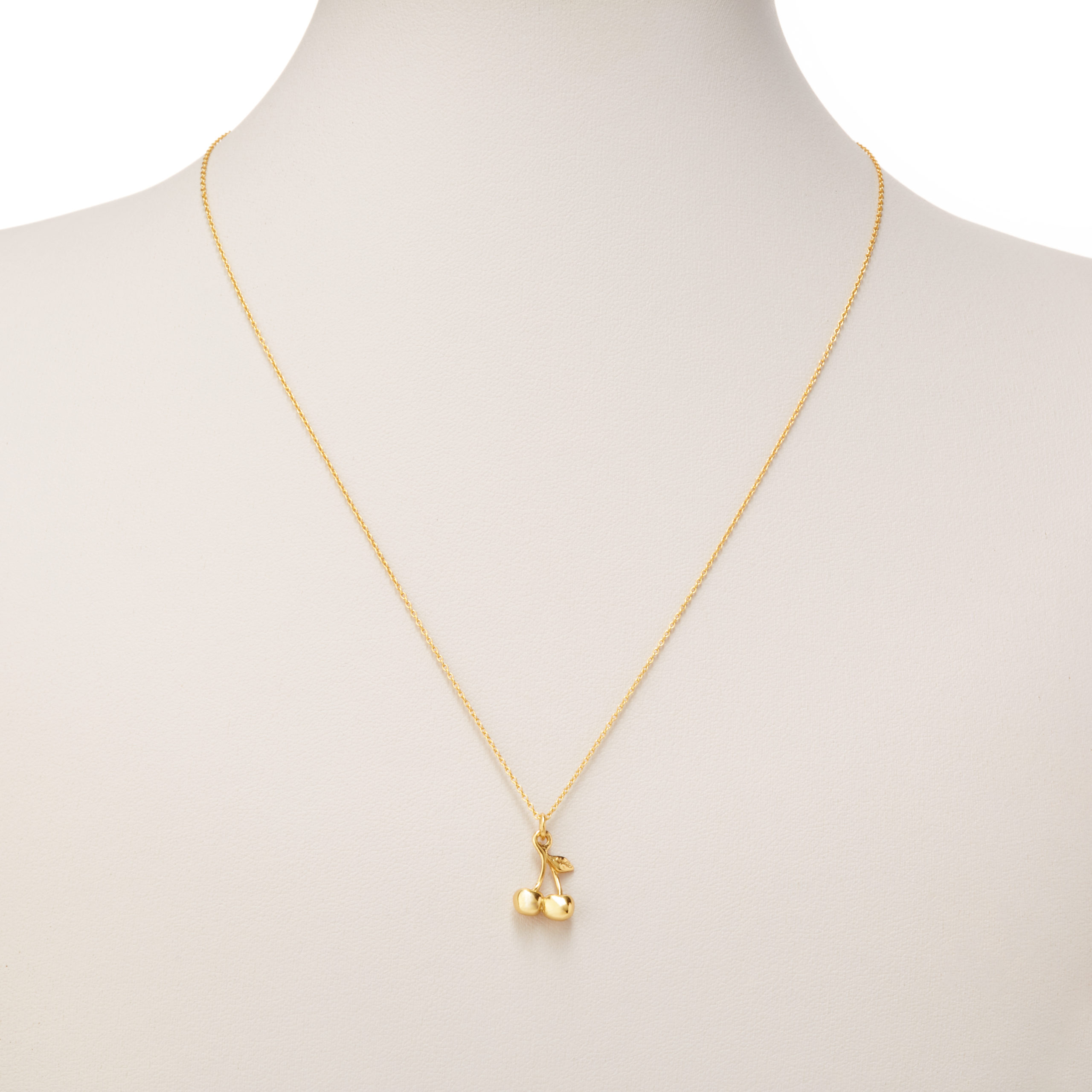 14k gold cherry pendant discount