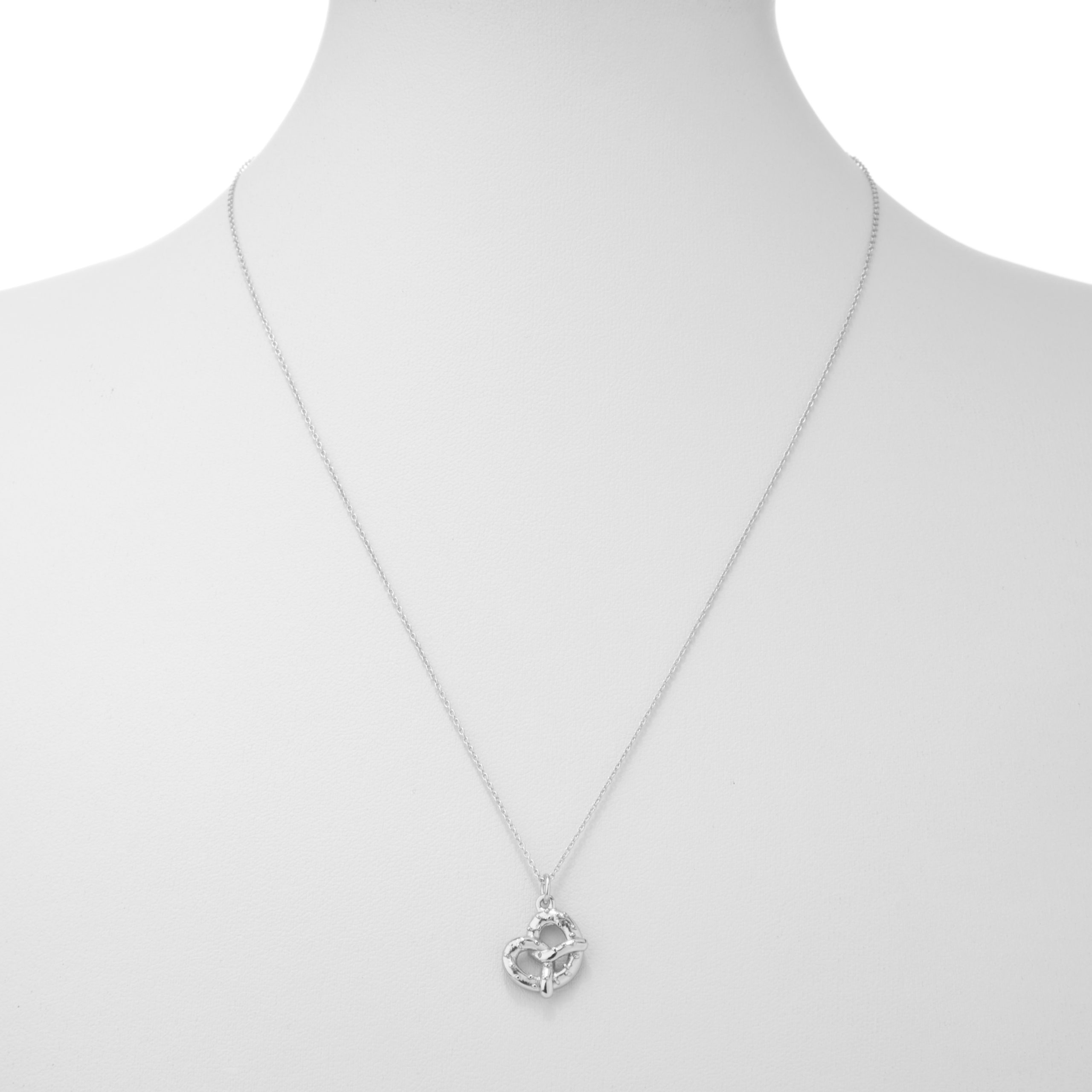 Pretzel Necklace, Sterling Silver - Delicacies