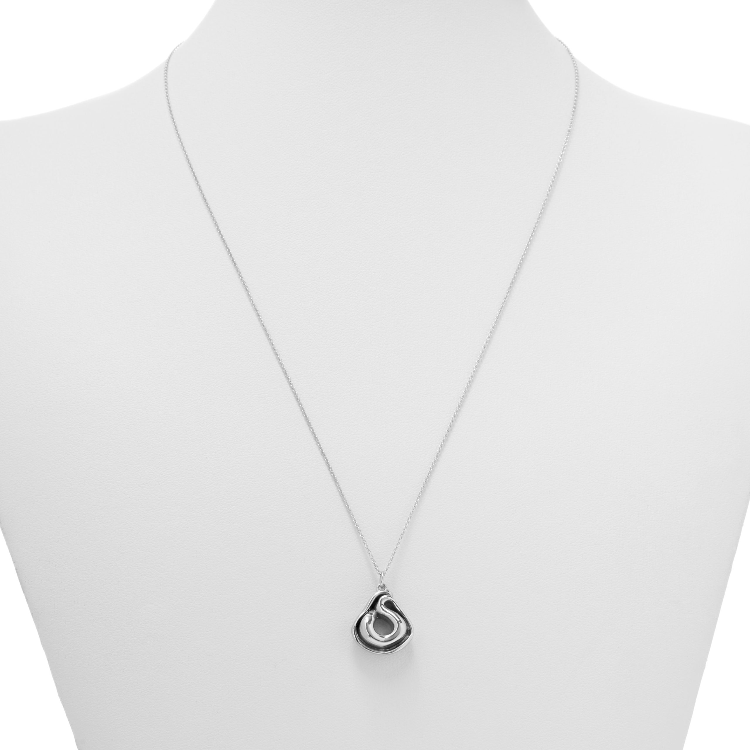 Tortellini Necklace, Sterling Silver Delicacies