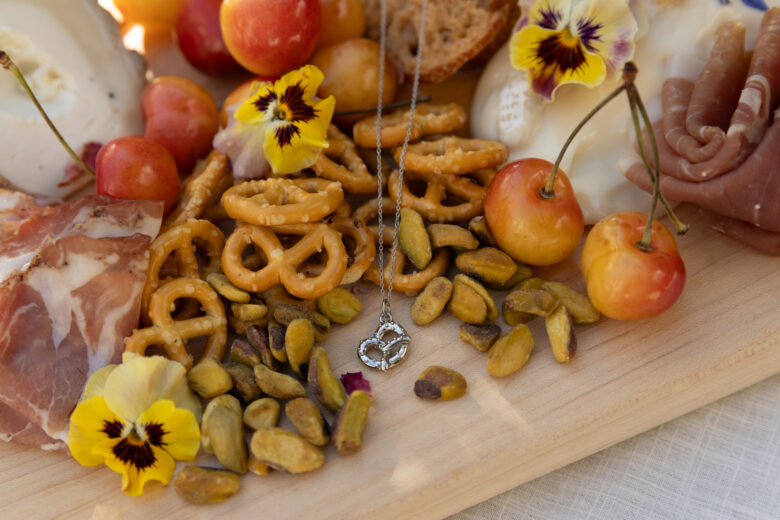 Pretzel Necklace, Sterling Silver - Delicacies Pretzel Necklace, Sterling Silver - Delicacies