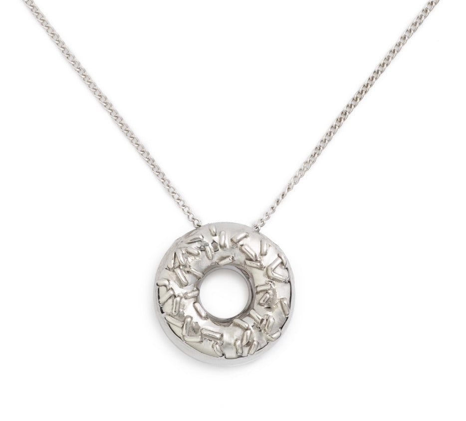 Sprinkles Doughnut Necklace