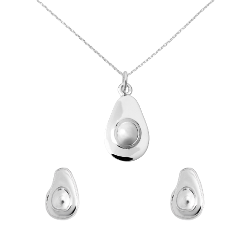 Avocado Necklace & Earrings Bundle