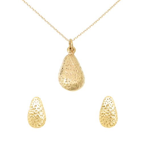 Avocado Necklace & Earrings Bundle