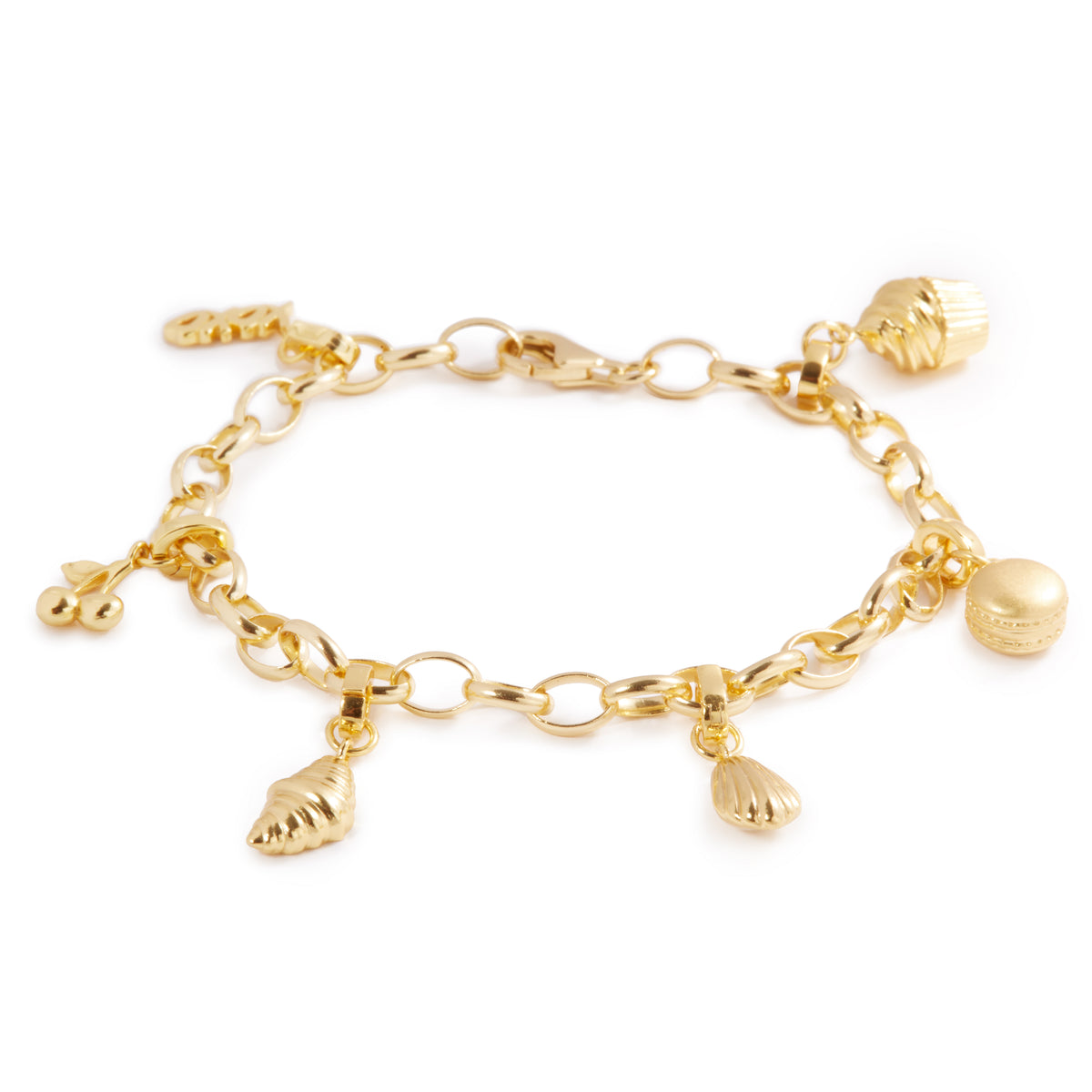 Dorie's XOXO Charm Bracelet (bracelet + 6 charms)