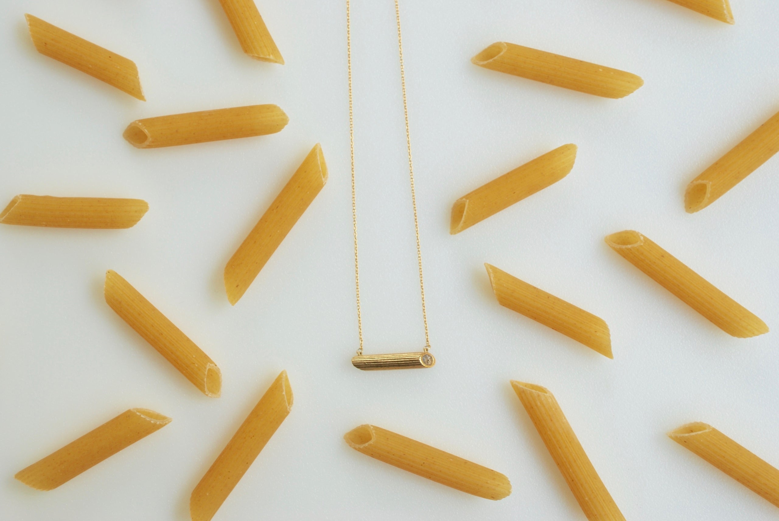 Penne Rigate Necklace