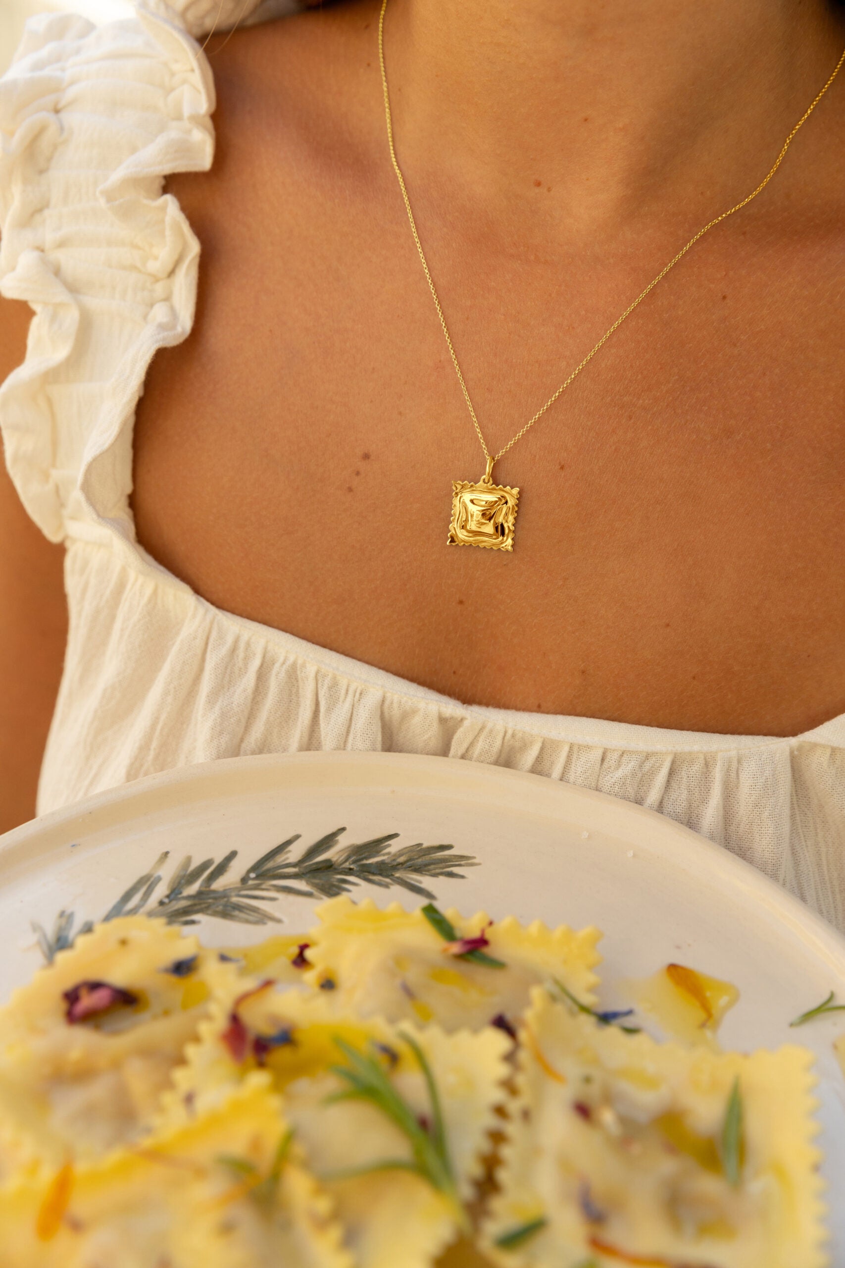 Ravioli Necklace
