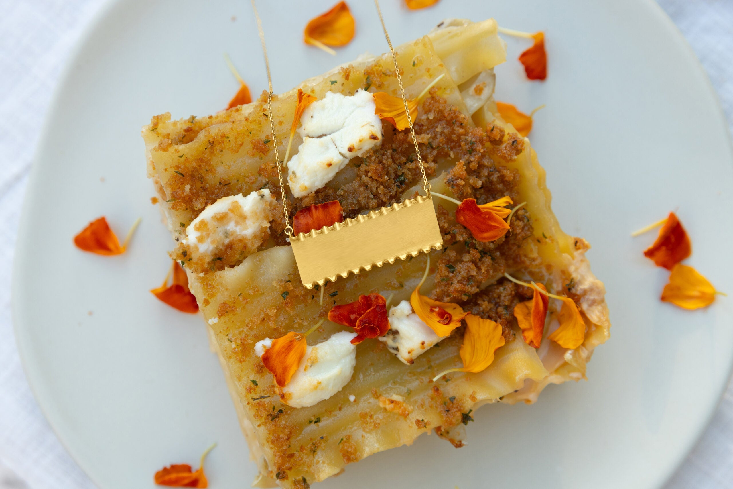 Lasagna Necklace