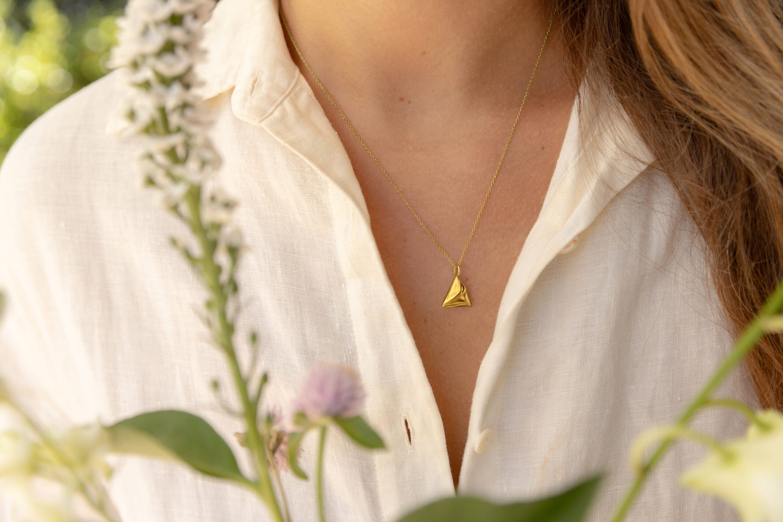 Samosa Necklace
