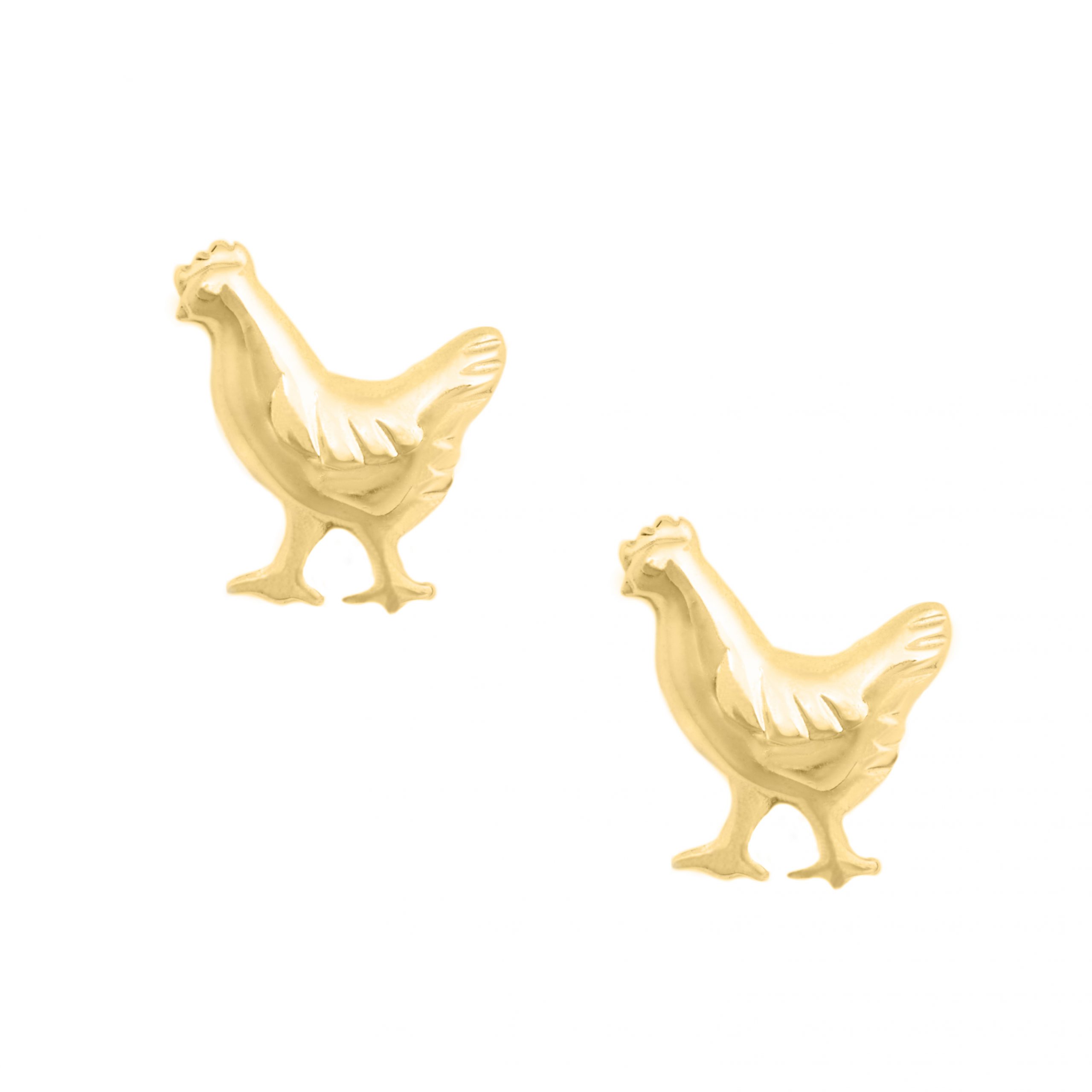 Chicken Earrings