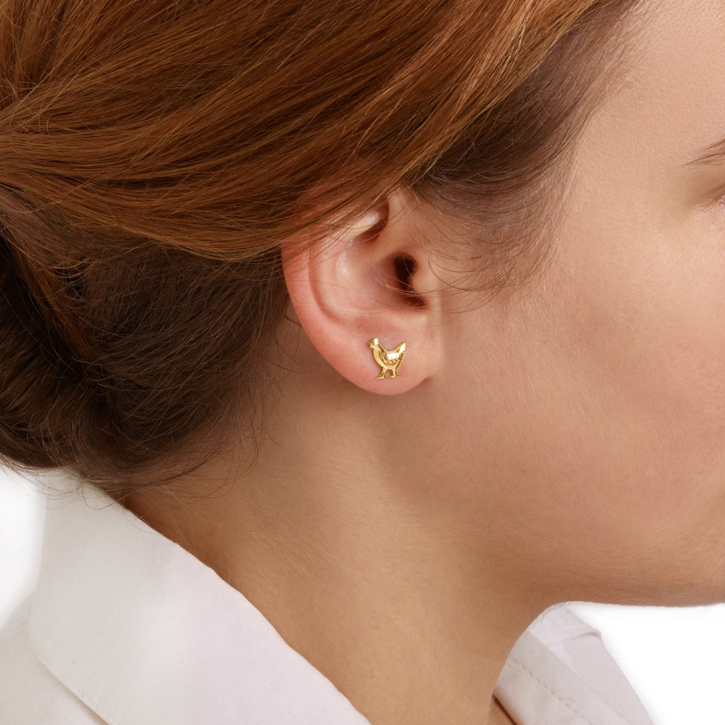 Chicken Earrings