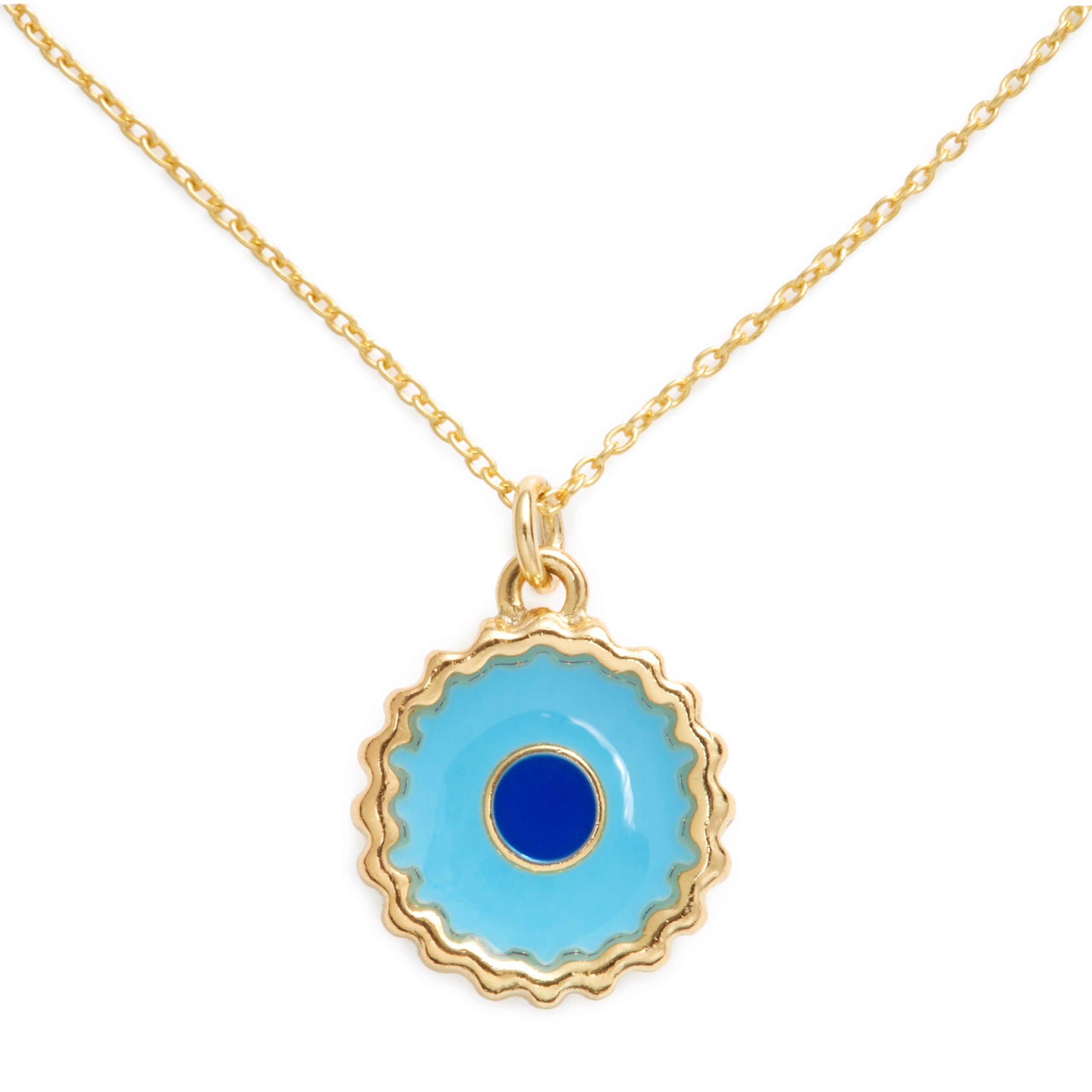 'Evil Eye' Pie Necklace