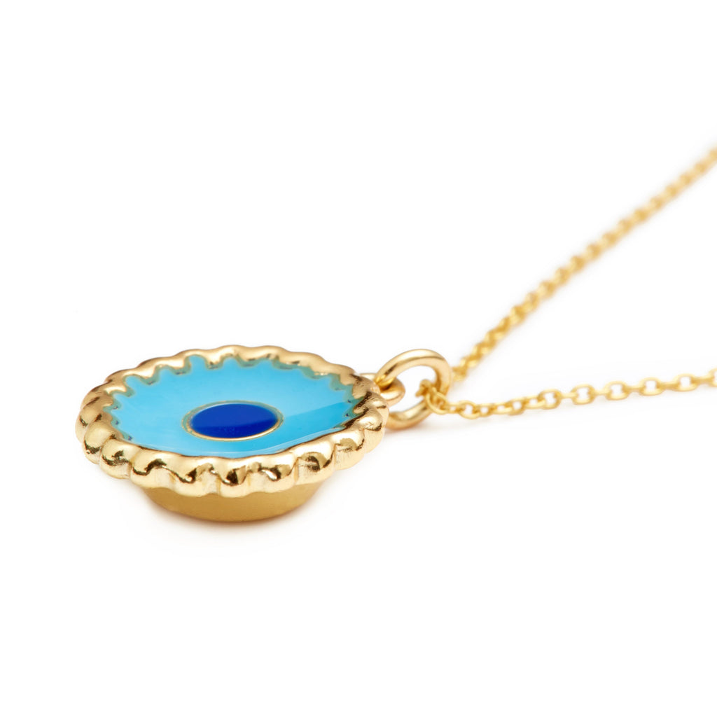 'Evil Eye' Pie Necklace