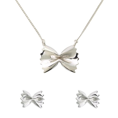 Farfalle Necklace & Earrings Bundle