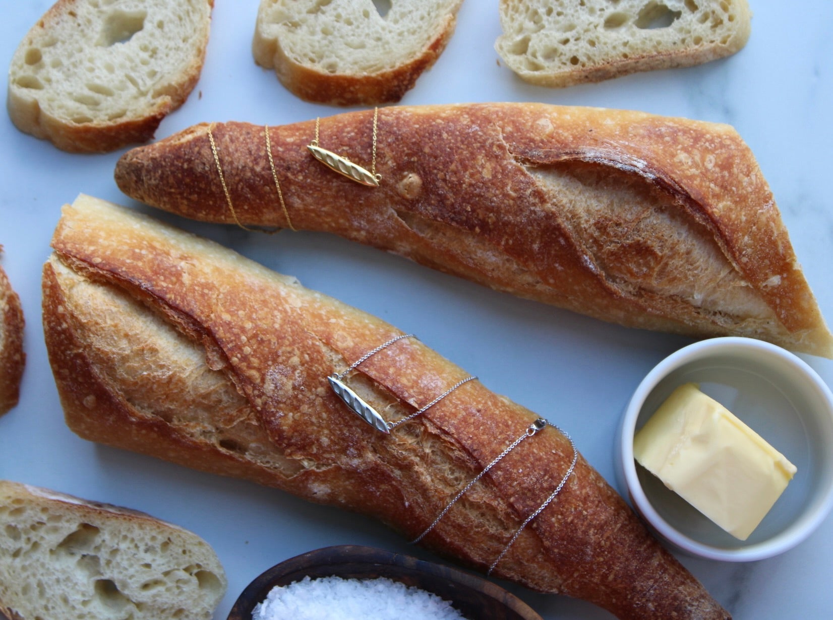 Baguette Necklace