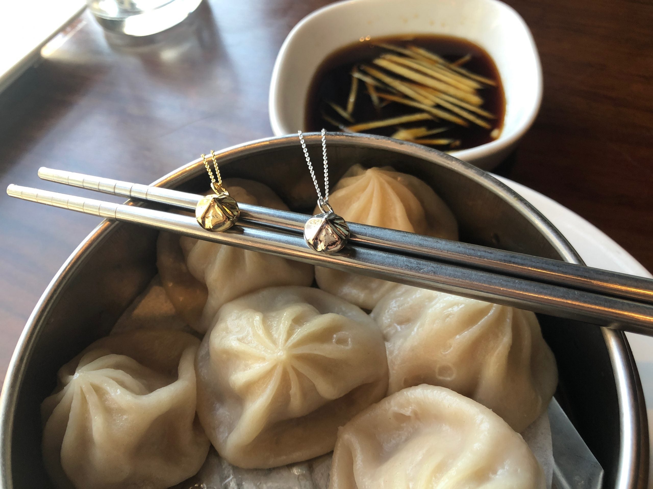 Soup Dumpling Necklace
