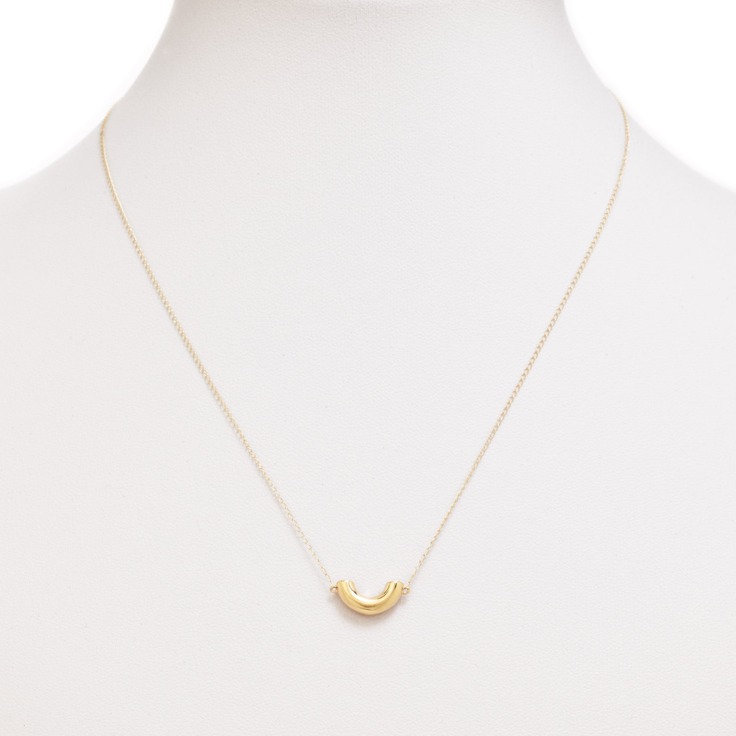 Mini Elbow Macaroni Necklace
