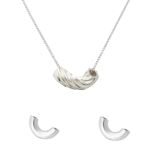 Macaroni Necklace & Earrings Bundle