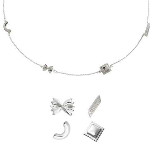 Pasta Obsessed Necklace & Earrings Bundle