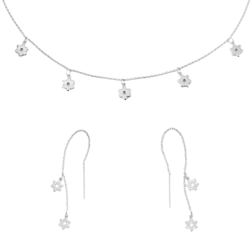 Pastina Necklace & Earrings Bundle