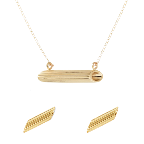 Penne Necklace & Earrings Bundle