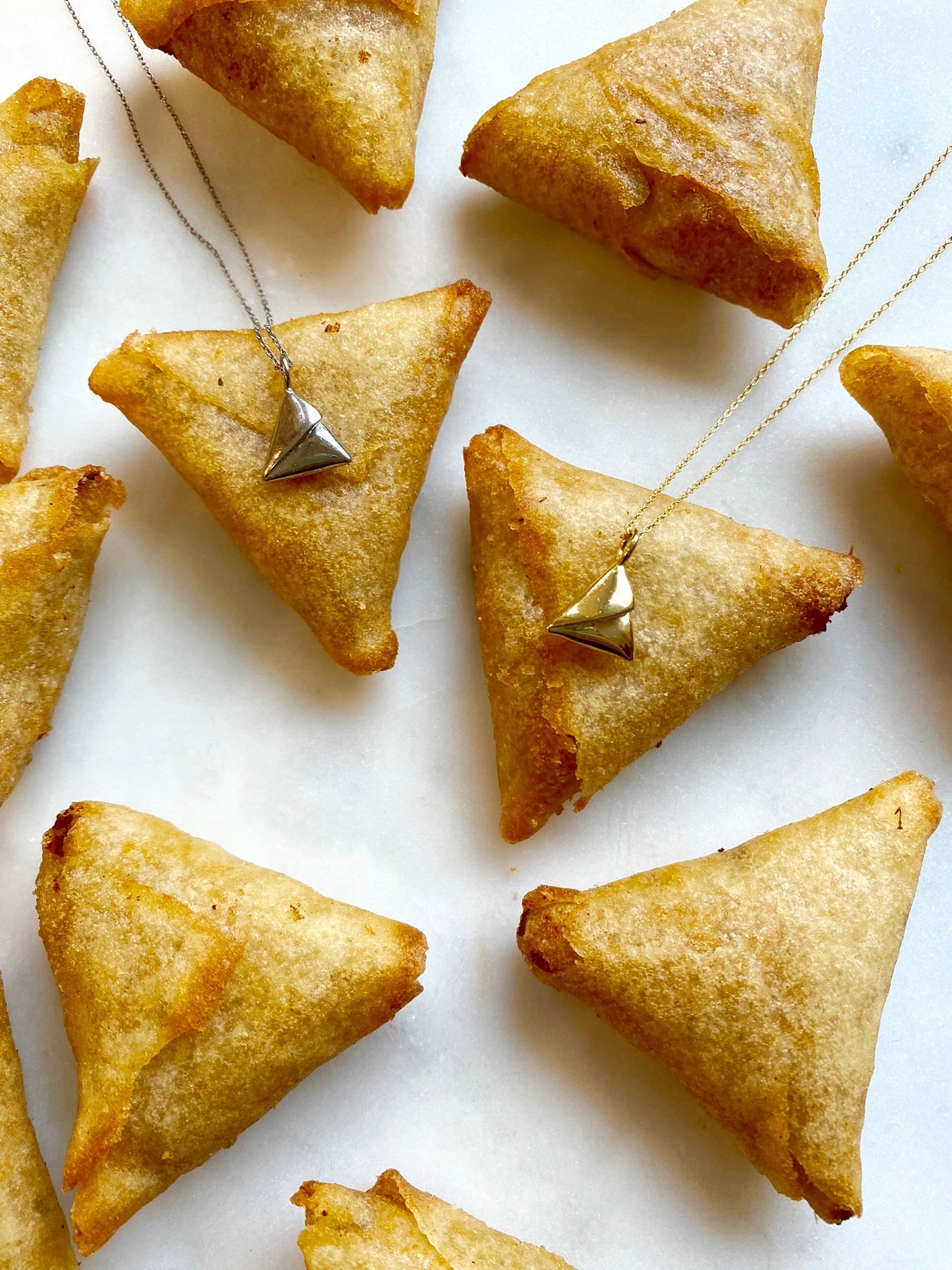 Samosa Necklace