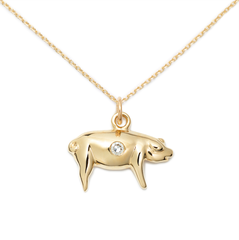 Pig Necklace