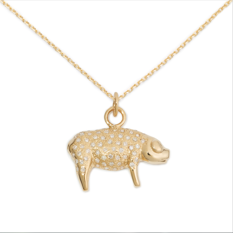 Pig Necklace
