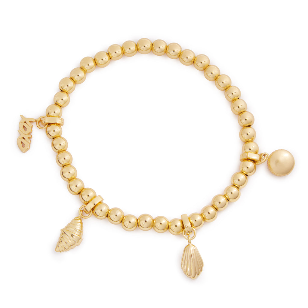 Dorie's French Pastry Charm Bracelet (bracelet + 4 charms)