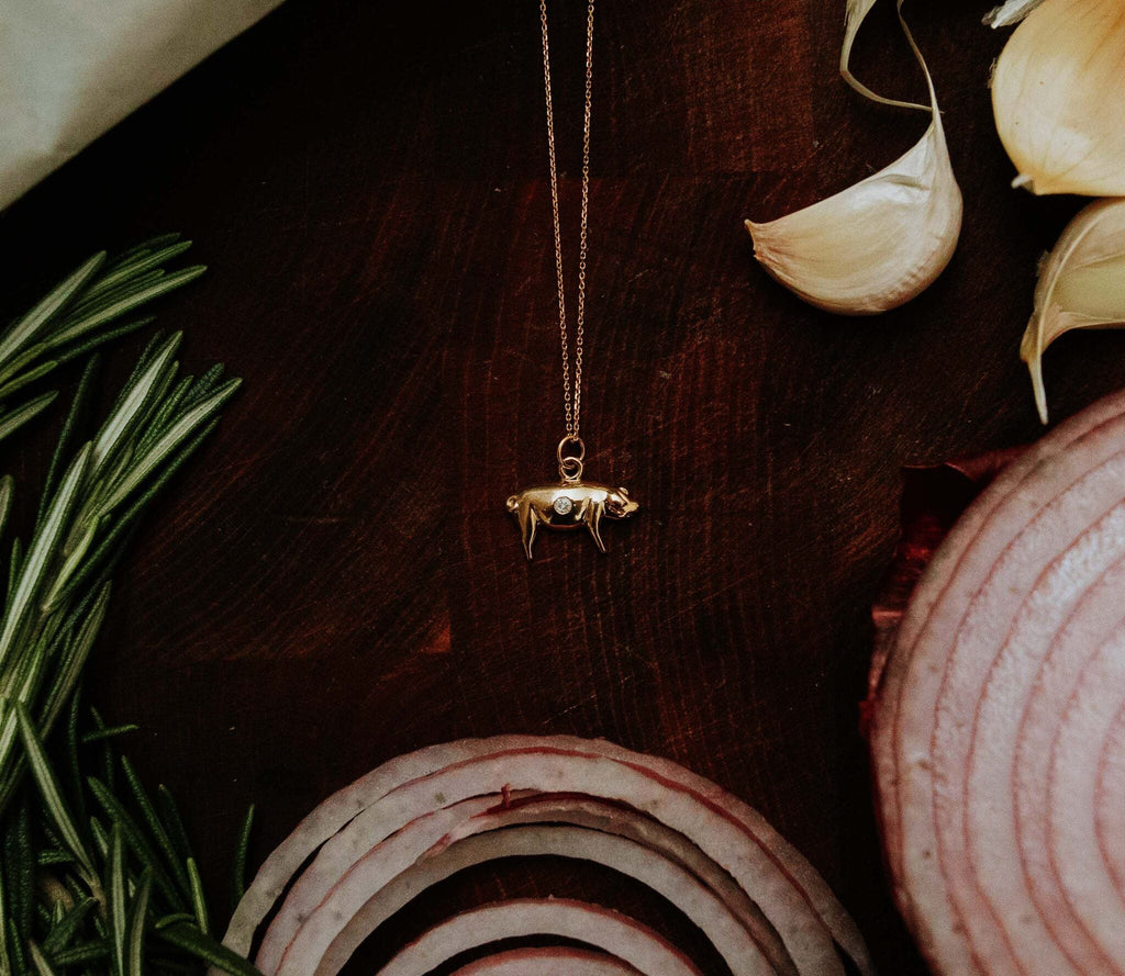 Pig Necklace