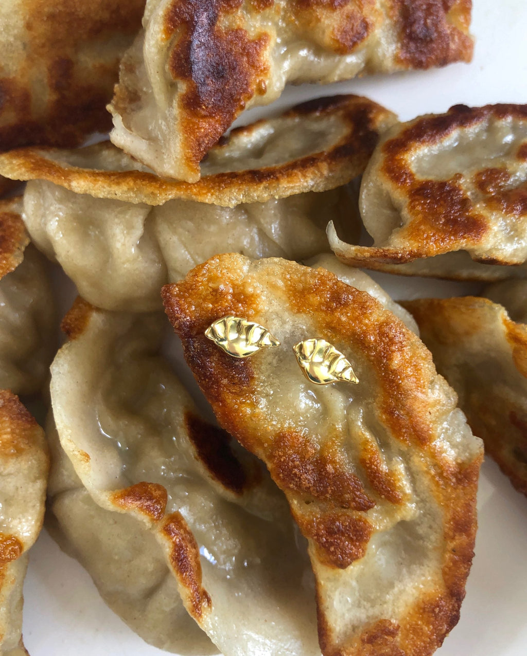 Potsticker Earrings