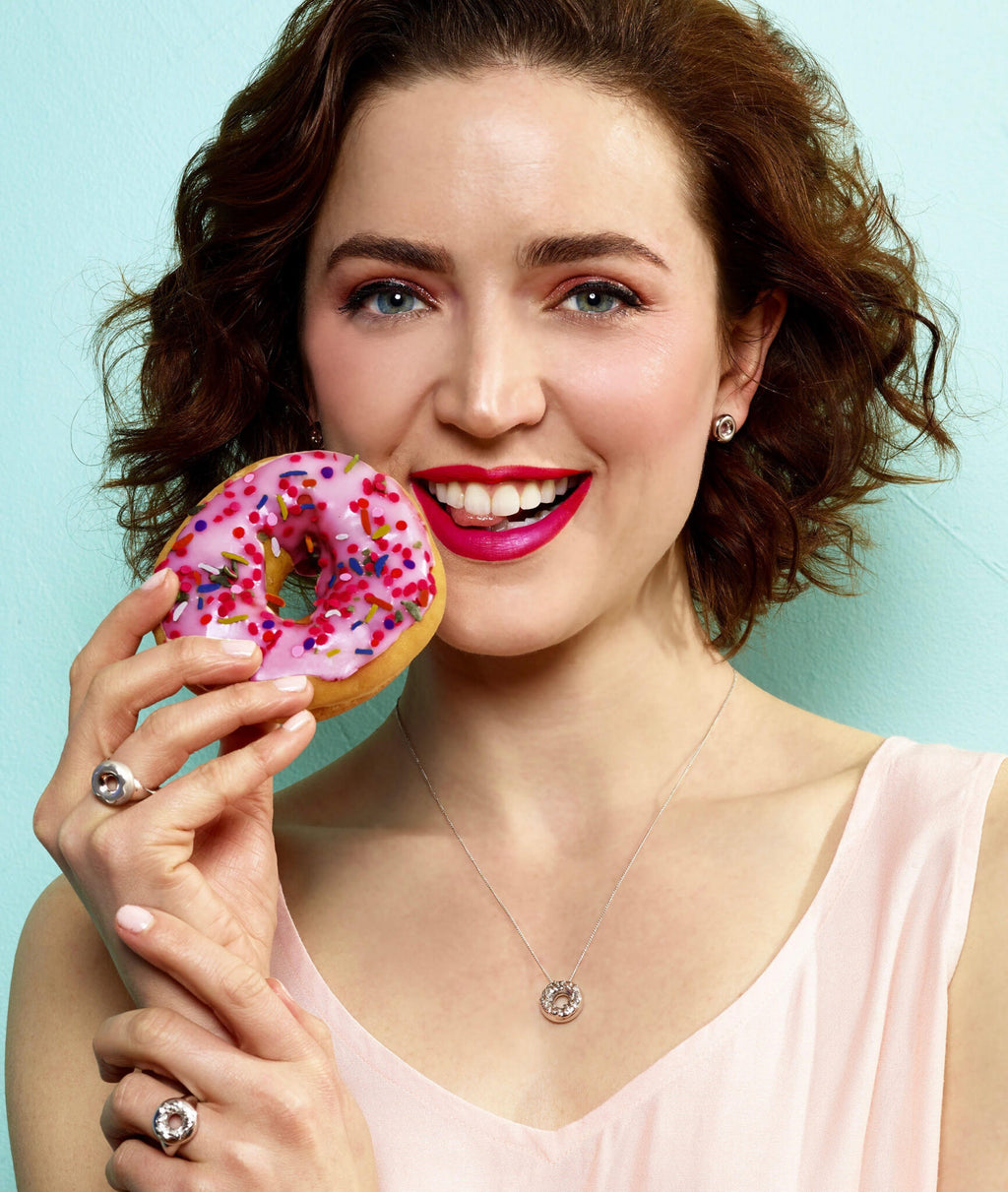 I Love Glaze Earring Set (mismatched pair)
