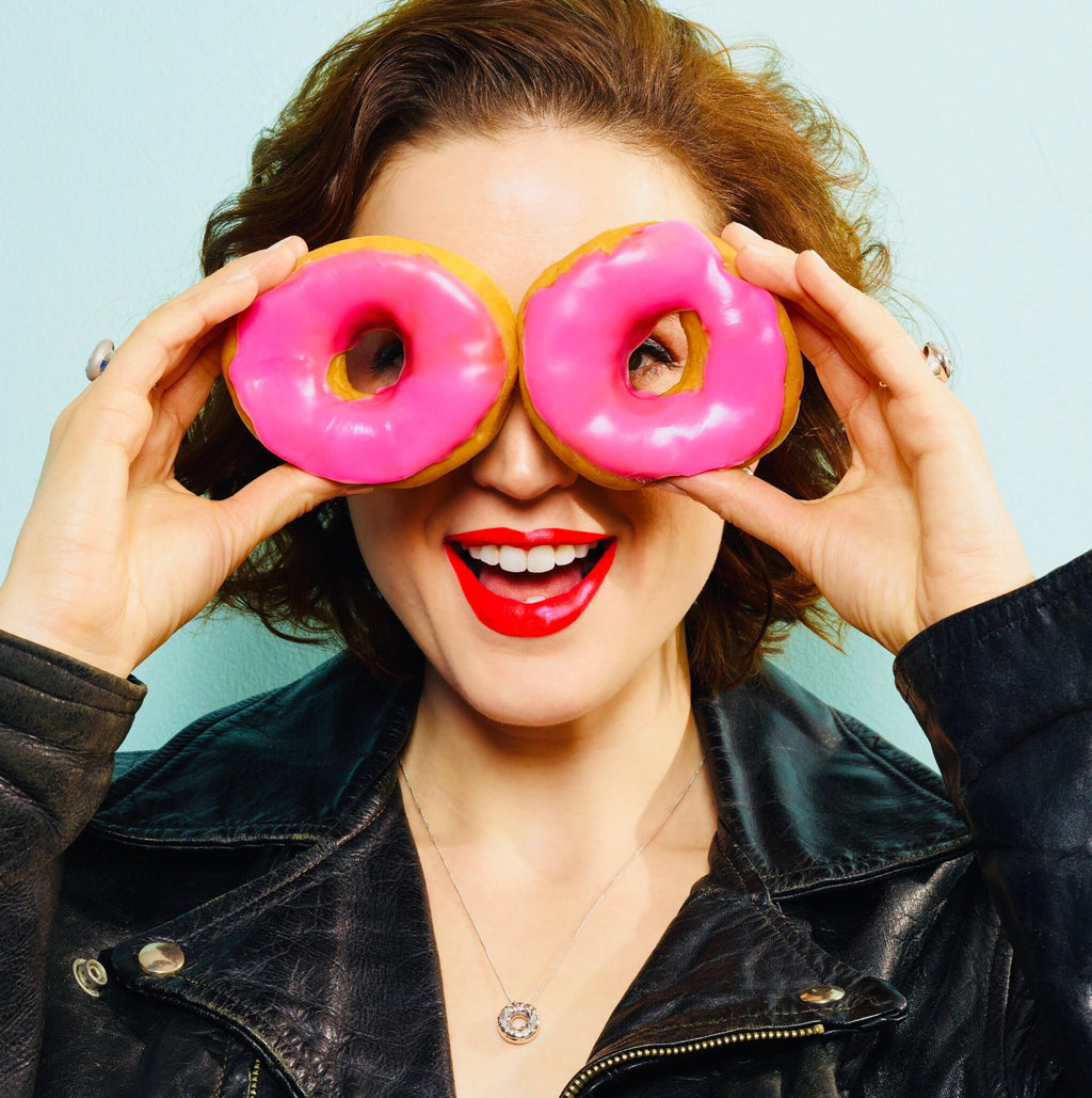 Sprinkle Doughnut Necklace