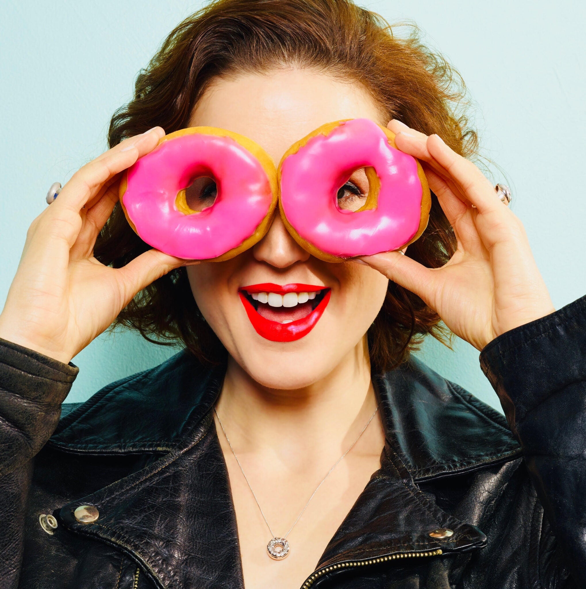 Sprinkle Doughnut Necklace