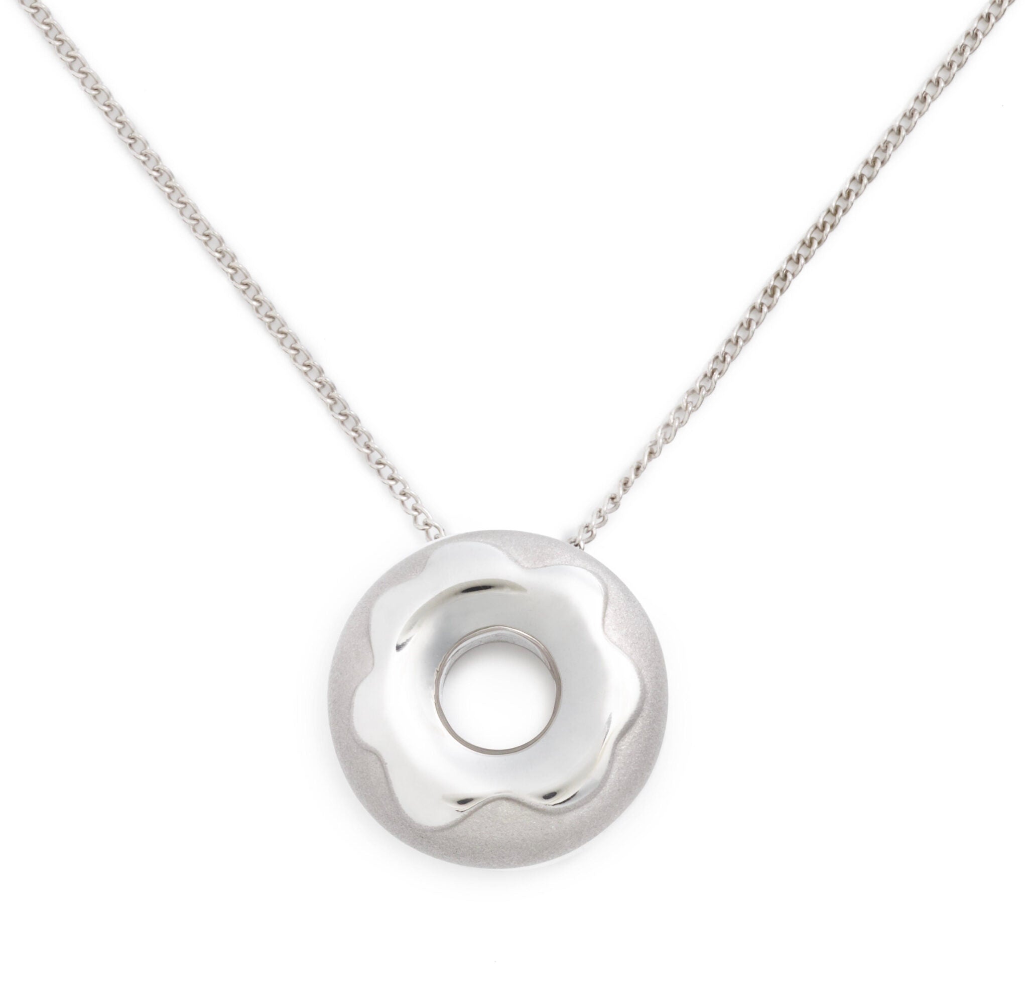 Glazed Doughnut Necklace
